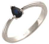 Кольцо из белого золота 750 пробы