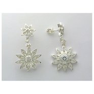 Кольцо с фианитами из серебра 925 пробы