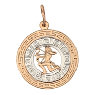 Знаки зодиака из красного золота 585 пробы