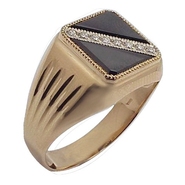 Печатки из комбинированного золота 585 пробы