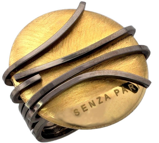 Кольцо без вставок из серебра 925 пробы